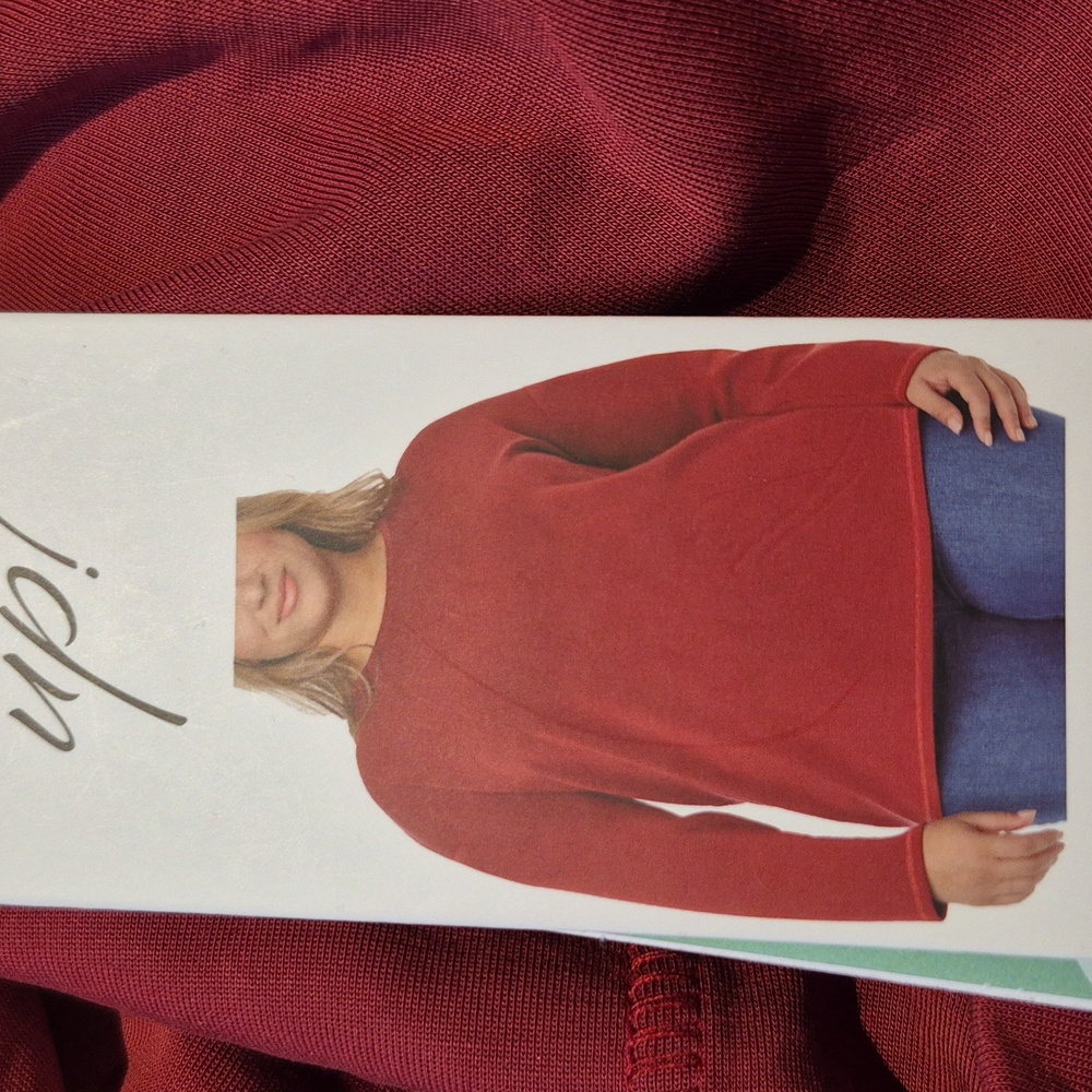 XXL: UP! ❤️ Tencel Mock Neck Sweater